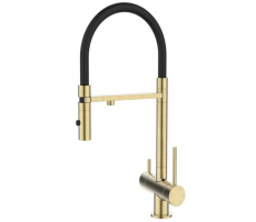 Смеситель для кухонной мойки DQ с фильтром матовое золото DA1462507Gold Смеситель для кухонной мойки DQ с фильтром матовое золото DA1462507Gold