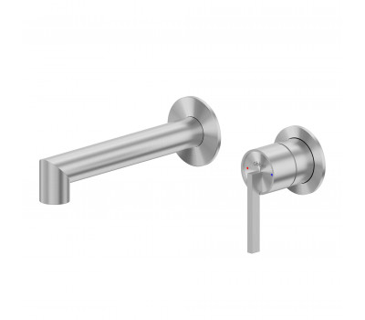 Смеситель ABBER Perfekte 316 AF8A12BST скрытый монтаж для раковины, сталь брашированная 