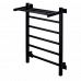 Полотенцесушитель электрический Comfysan Marte-K EC-6 80/50 с полкой, черный 
