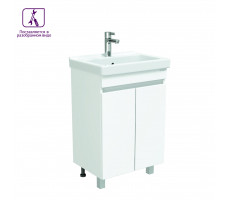 Тумба Onika Милтон Квадро 55 напольная, белая, разборная (ум.Визит 55) 105562 