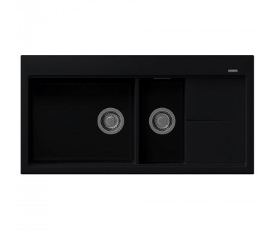 Кухонная мойка с разделочной доской Florentina РОССАНА 20.335.E1000.102, черный 