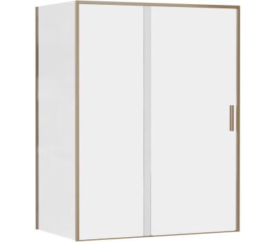 Душевой уголок Aquanet Pleasure Evo 150x90 AE65-150x90-GBT профиль золото-никель браш, прозрачное стекло 