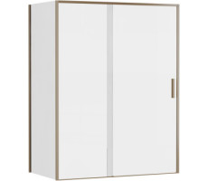 Душевой уголок Aquanet Pleasure Evo 150x80 AE65-150x80-GBT профиль золото-никель браш, прозрачное стекло 