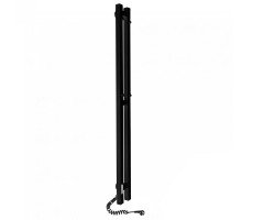 Полотенцесушитель с/т Laris Прайм Дуэт ЧКЧ 80/1200 левый тэн черный 73207608 черный 