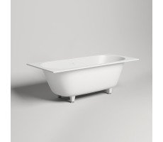 Встраиваемая ванна 180х80 Salini ORNELLA AXIS 180 103421M S-Stone, белый матовый (без слива-перелива) 
