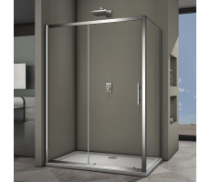 Душевой угол Veconi Rovigo RV-063, 1500x800x1900 хром, стекло прозрачное RV063-15080PR-01-19C3 