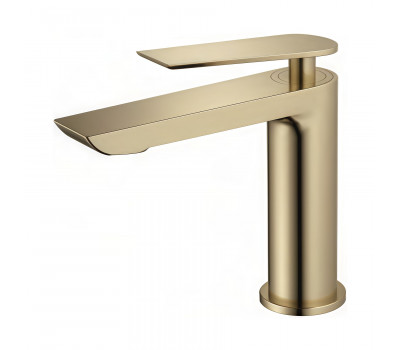 Смеситель для раковины Maretti Campanella CP32RF847, золотой сатин  Смеситель для раковины Maretti Campanella CP32RF847, золотой сатин