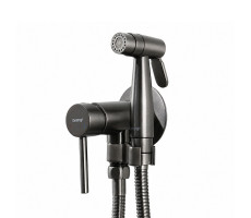 Гигиенический душ со смесителем GAPPO G7206-9, оружейная сталь 