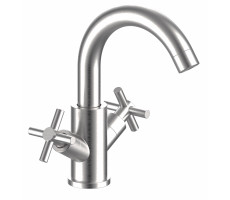 Смеситель Astana для раковины поворотный излив нержавеющая сталь AA26 ESKO 