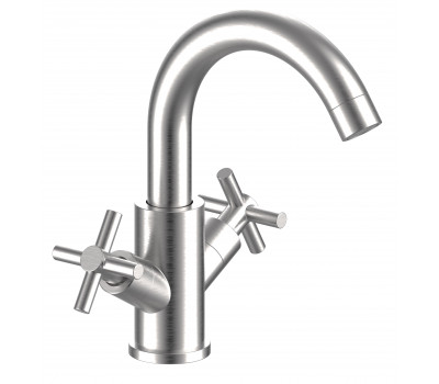 Смеситель Astana для раковины поворотный излив нержавеющая сталь AA26 ESKO 