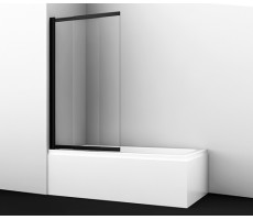 Стеклянные шторки WasserKRAFT Dill 61S 61S02-100WS черный матовый Стеклянные шторки WasserKRAFT Dill 61S 61S02-100WS черный матовый