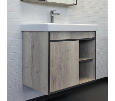 Тумба-умывальник Comforty Вена-70 дуб дымчатый с раковиной Адриана 70 Тумба-умывальник Comforty Вена-70 дуб дымчатый с раковиной Адриана 70