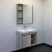 Тумба-умывальник Comforty Вена-70 дуб дымчатый с раковиной Адриана 70 00-00008929 