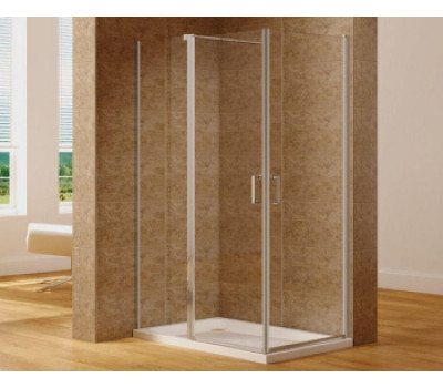 Душевой уголок Aquanet Cinetic 120х90,прозрачное стекло (AE12-N-120H190U-CT + AE12-N-90H190U-CT) 