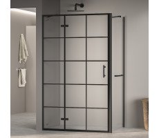 Душевой уголок 100x90 RGW Passage 410877109-084L Черный матовый Душевой уголок 100x90 RGW Passage 410877109-084L Черный матовый