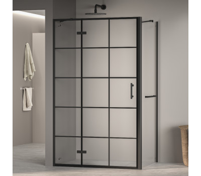 Душевой уголок 100x90 RGW Passage 410877109-084L Черный матовый Душевой уголок 100x90 RGW Passage 410877109-084L Черный матовый