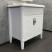Тумба-умывальник Comforty Палермо-80 белый глянец с раковиной Comforty 3380 