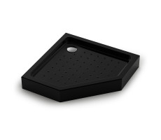 Душевой поддон Veconi Tezeo acrylic TZ-53B, 800x800x150, акрил, черный TZ53B-80-C5 