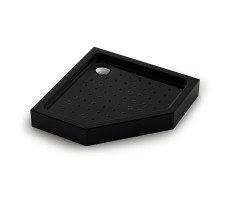 Душевой поддон Veconi Tezeo acrylic TZ-53B, 800x800x150, акрил, черный TZ53B-80-C5 