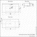Раковина MELANA MLN-E90 (9090E) белый 