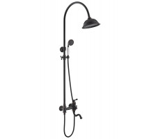 Душевая система Timo Adelia 3-х режимная SX-6010/04 black antique глянцевая  