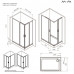 Душевое ограждение 120x90 см, без поддона AM.PM Gem W90G-403-120290-MT  
