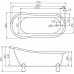 Ванна акриловая отдельностоящая BELBAGNO BB04 BB04 Ванна акриловая отдельностоящая BELBAGNO BB04 BB04