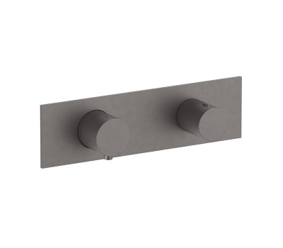 Смеситель для душа термостат Fantini Nostromo 87 P5 G573B Gun metal 