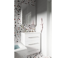 Тумба под раковину 1Marka Соната 58Н 3в.я. Белый глянец Тумба под раковину 1Marka Соната 58Н 3в.я. Белый глянец