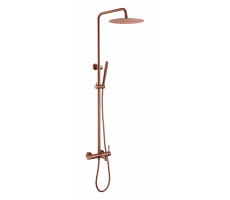 Стойка для душа со смесителем UNO BRUSHED BRONZE Boheme 468-BRB брашированная бронза Стойка для душа со смесителем UNO BRUSHED BRONZE Boheme 468-BRB брашированная бронза