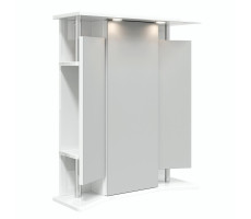 Шкаф-зеркало Onika Валерия 65 белый, правый, с подсветкой 206505 