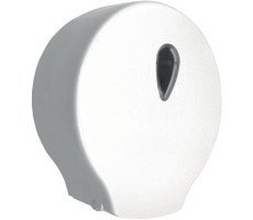 Диспенсер для туалетной бумаги пластмассовый белый NOFER 05005.W 