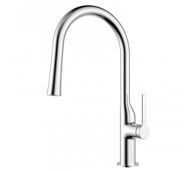 Смеситель для кухонной мойки Azario VINCENTE выдвижной излив, хром AZ-VPV569064C 