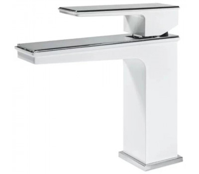 Смеситель для раковины Grocenberg GB2088WC, белый/хром 