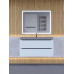 Тумба с раковиной для ванной подвесная Uperwood Tanos-Classic Quartz 100х45х55 см, белая графит/бетон 3930421703 Тумба с раковиной для ванной подвесная Uperwood Tanos-Classic Quartz 100х45х55 см, белая графит/бетон 3930421703