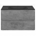База под раковину Vincea Vico 800 подвесная, 2 выкатных ящика soft close, Beton 