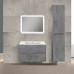 База под раковину Vincea Vico 800 подвесная, 2 выкатных ящика soft close, Beton 