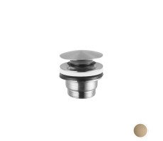 Донный клапан Newform X-Steel 316 24686.59.098 золото Донный клапан Newform X-Steel 316 24686.59.098 золото