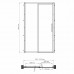 Душевая дверь WasserKRAFT Lopau 32S 32S05L Хром 