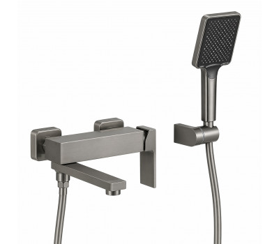 Смеситель для ванны FRAP F3291-9, оружейная сталь 