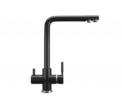 Смеситель для кухни ULGRAN Classic ультра-черный U-016-344 
