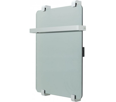 Полотенцесушитель электрический Allen Brau Infinity 60x44 с рейлингом, серебро браш 