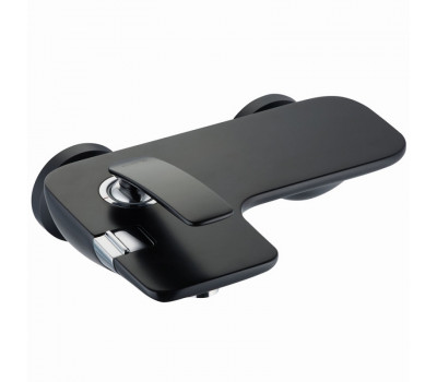 Смеситель для ванны и душа KLUDI BALANCE 524458775 однорычажный, черный матовый/хром Смеситель для ванны и душа KLUDI BALANCE 524458775 однорычажный, черный матовый/хром