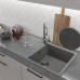Мойка MIXLINE ML-GM20 с крылом  темно-серая 309 830*480*190мм NEW 552001 темно-серый 