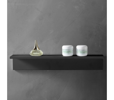 Полочка для ванной комнаты ABBER Stein AS1654MB черная матовая 