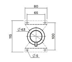 Встраиваемая часть QuadroDesign   IN044AS  