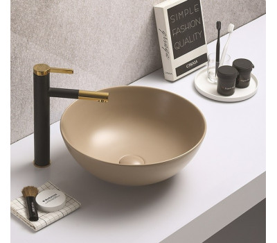 Умывальник CeramaLux 104MC-1 Капучино 