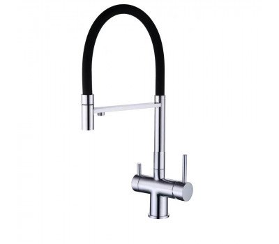 Смеситель для кухни с гибким изливом Grocenberg GB4099CR, хром Смеситель для кухни с гибким изливом Grocenberg GB4099CR, хром