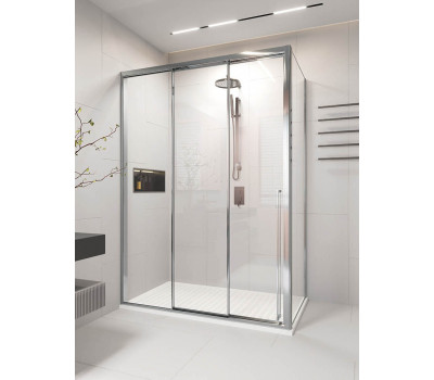 Душевой угол раздвижной Veconi Premium Prato 300 SP CH-L, 1100х900x2000, хром PR3/L-SP-11090-01-CH-C4 
