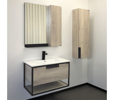 Полуколонна подвесная Comforty Бонн-35 графит/дуб дымчатый Полуколонна подвесная Comforty Бонн-35 графит/дуб дымчатый